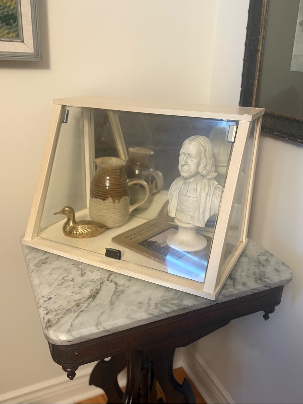 Vintage IKEA Glass Display Cabinet / Countertop Curio Case